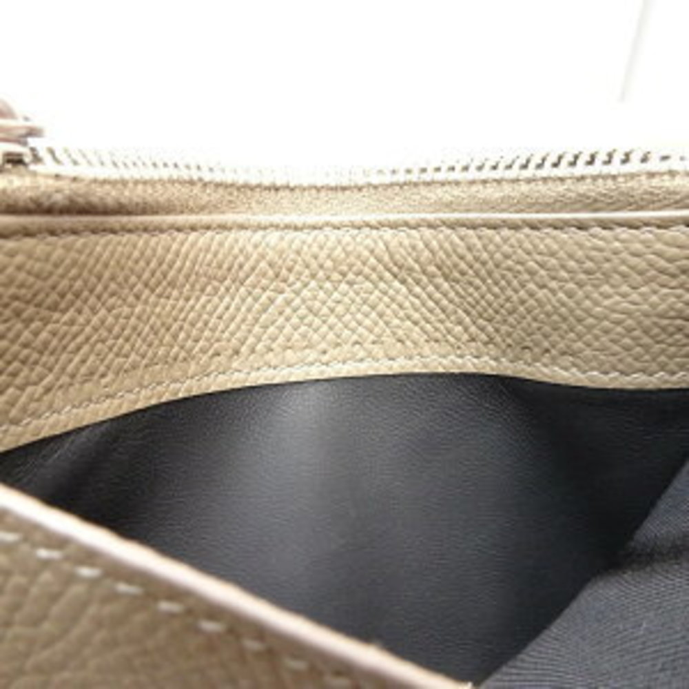 BALENCIAGA Coin Case Card Calf Greige - Picture 4 of 5